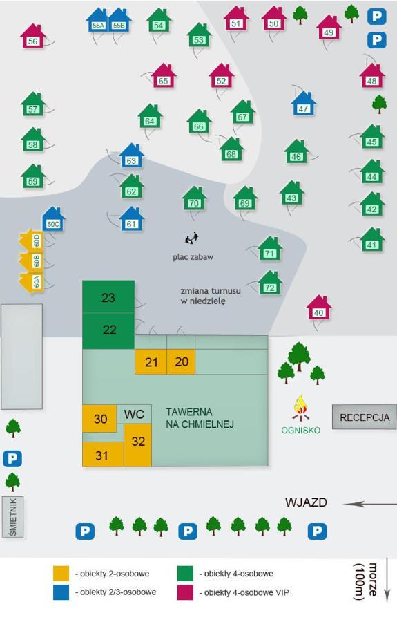 Osrodek Wczasowy Lesny Resort Mielno Mielno  Ngoại thất bức ảnh